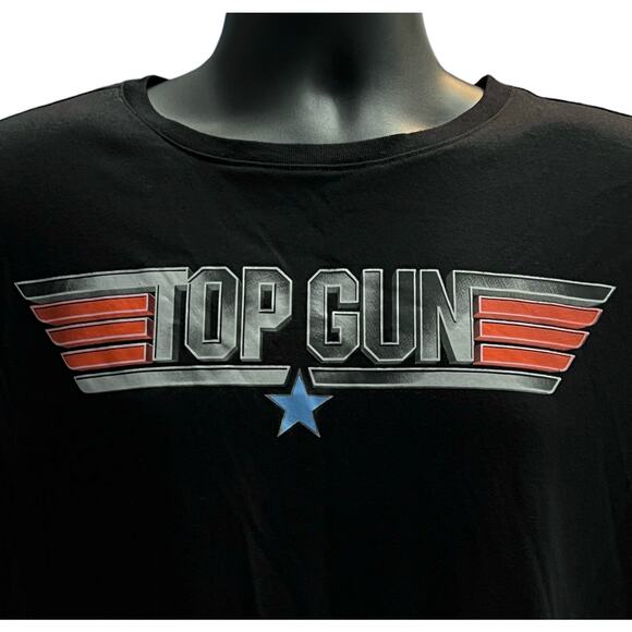 Woman’s Top Gun Black T-Shirt - Picture 3 of 8